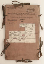 Milit. Topograph. Stat. Übersicht - Katonai térképgyűjtemény 1889-ből. 14 darabból álló kollekció bolti forgalomba nem került. Katonai belsőhasználati kiadvány!  