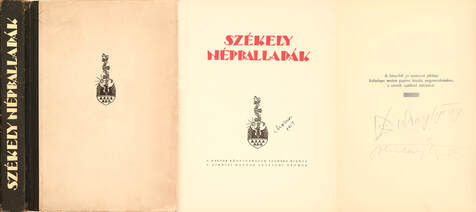 Székely népballadák (Ortutay Gyula és Buday György által is aláírt példány) (Buday György által illusztrált kötet)