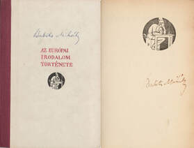 Az európai irodalom története (aláírt példány)