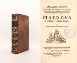 Statistica regni Hungariae, et partium eidem adnexarum