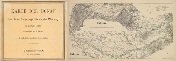 Karte der Donau