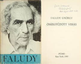 Faludy György összegyűjtött versei (dedikált példány)