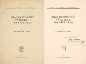 Krassó-Szörény Vármegye parasztháza (K. Kovács Lászlónak dedikált példány)