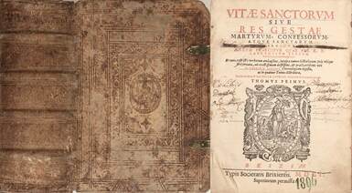 Vitae Sanctorum I-IV. [Teljes kiadás] (Brixiae (Brescia), 1601)