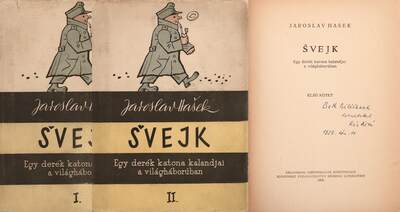 Svejk I-II. (Réz Ádám által Both Bélának dedikált példány) (Josef Lada illusztrációival)