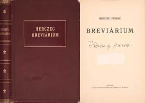 Breviárium (aláírt példány)