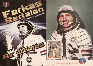Farkas Bertalan - Az űrhajós (Farkas Bertalan által aláírt képeslapmelléklettel ellátott példány)