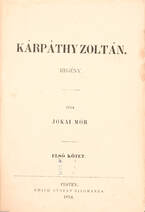 Kárpáthy Zoltán I-IV. (Első kiadás!)