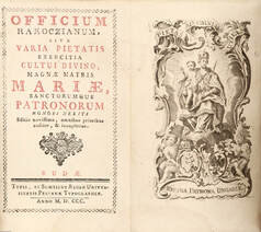 Officium Rakoczianum, sive varia pietatis exercitia cultui Divino, magne matris Mariae, sanctorumque patronum honori debita