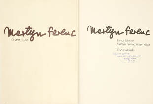 Martyn Ferenc ötven rajza (Solymos Péter zongoraművésznek dedikált példány)