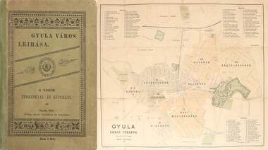 Gyula város rövid leirása -  Több képpel és a város legujabb térképével.