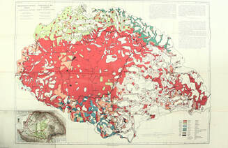 Magyarország néprajzi térképe a népsűrűség alapján