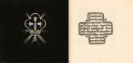 Szüz Szent Imre herceg Legendája az Érdy-codex nyomán (Szövegét és képeit fába metszette: Dallos Hanna)