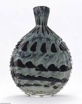 Muranoi aventurin üveg váza