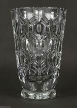 Orrefors: Svéd üveg váza, 1930 