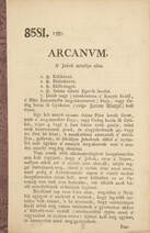 Arcanum. A' Juhok métellye ellen