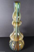 Muranoi művészi üveg váza 20. század közepe 46 cm
