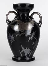 Kralik art deco üveg váza 20. század első fele
