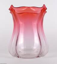 Frederick Carder - Steuben szecessziós üveg váza 20. század eleje