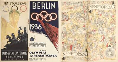 Az 1936-os berlini olimpia kiadványai (3 db)