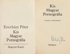 Kis Magyar Pornográfia (aláírt példány)