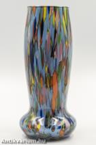 Kralik art deco multicolor fröccsüveg váza 1930