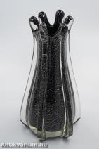 Murano Aventurin Sommerso üveg váza 20. század második fele 31 cm