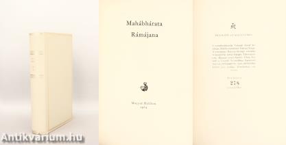Mahábhárata/Rámájana (számozott, bőrkötéses, bibliofil példány)