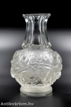 Schlevogt Ingrid art deco üveg váza 20. század első fele 10 cm