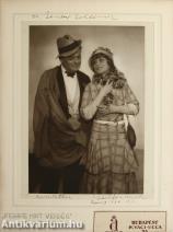 Góth Sándor színművészről és feleségéről, Kertész Ella színésznőről készült fénykép Angelo műterméből (dedikált példány)