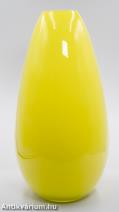Murano sárga pop art üveg váza 1960 37 cm