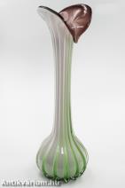 Murano Incamiciato üveg váza 20. század első fele 38 cm