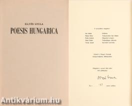 Poesis Hungarica (Aláírt, számozott példány. Megjelent összesen 250 aláírt példányban.)