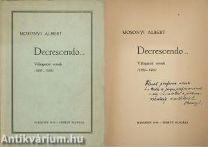 Decrescendo... (dedikált példány)