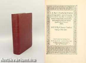 Janus Pannonius reneszánszkori értékelése és költői metódusa (bőrkötéses, bibliofil példány)
