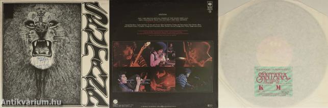Santana (hanglemez)/Melléklet: Az 1987-es koncertre szóló jegy (Carlos Santana, Buddy Miles és Chester Thompson által aláírt példány)