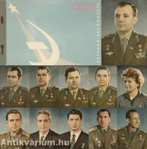 Letchiki-kosmonavty CCCP (Jurij Alekszejevics Gagarin, Alekszej Arhipovics Leonov, Vlagyimir Mihajlovics Komarov, Valentyina Vlagyimirovna Tyereskova és további 7 szovjet űrhajós által aláírt példány)