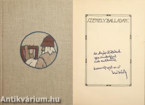 Székely balladák (Kós Károly által Major Máténak dedikált, 2. számú példány) (A művész fametszeteivel illusztrált.)