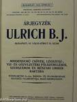 Ulrich B. J. cső-árjegyzék Budapest, 1914. április 1.