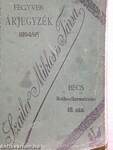 Szailer Miklós és társa 1894/5-iki fegyver-, töltény-, vadászcikk-, vivó-, késes-áru- és halászeszköz képes-fő-árjegyzéke