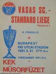 Vasas SC. - Standard Liege (Belgium) II. forduló