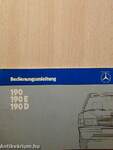 Bedienungsanleitung Mercedes-Benz 190/190E/190D