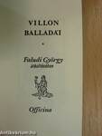 Villon balladái Faludi György átköltésében (minikönyv) (számozott)
