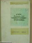 A Tatai Herman Ottó Természettudományi Studió munkái 1973/3.