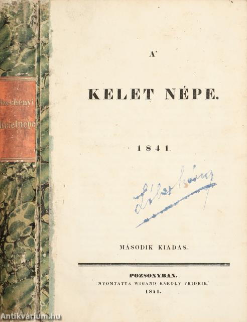  - A' kelet népe 1841 – Aukció – 23. online aukció