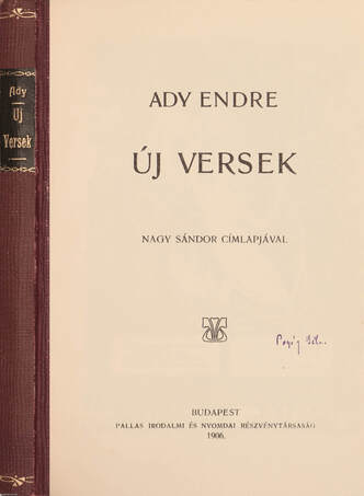 Ady Endre,  - Új versek – Aukció – 15. online aukció, 2021. 09.