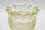  - Art deco sárgászöld üveg váza 1930 – Aukció – Gyűjteményárverezés: 2. üveg árverés, 2023. 01.