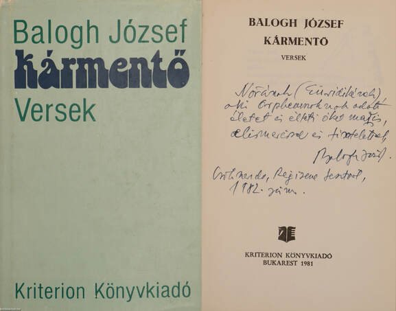Balogh József, Németi Rudolf,  - Kármentő (dedikált példány) – Aukció – 3. Dedikált könyvek aukciója, 2018. 02.