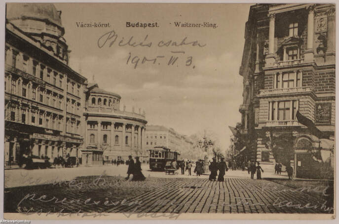  - Budapest - Váczi-körút - Waitzner-Ring - képeslap, 1905 – Aukció – 7. online aukció, 2018. 12.