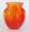 Carlo Moretti,  - Carlo Moretti Murano Sommerso narancssárga üveg váza 1960 – Aukció – Gyűjteményárverezés: 2. üveg árverés, 2023. 01.